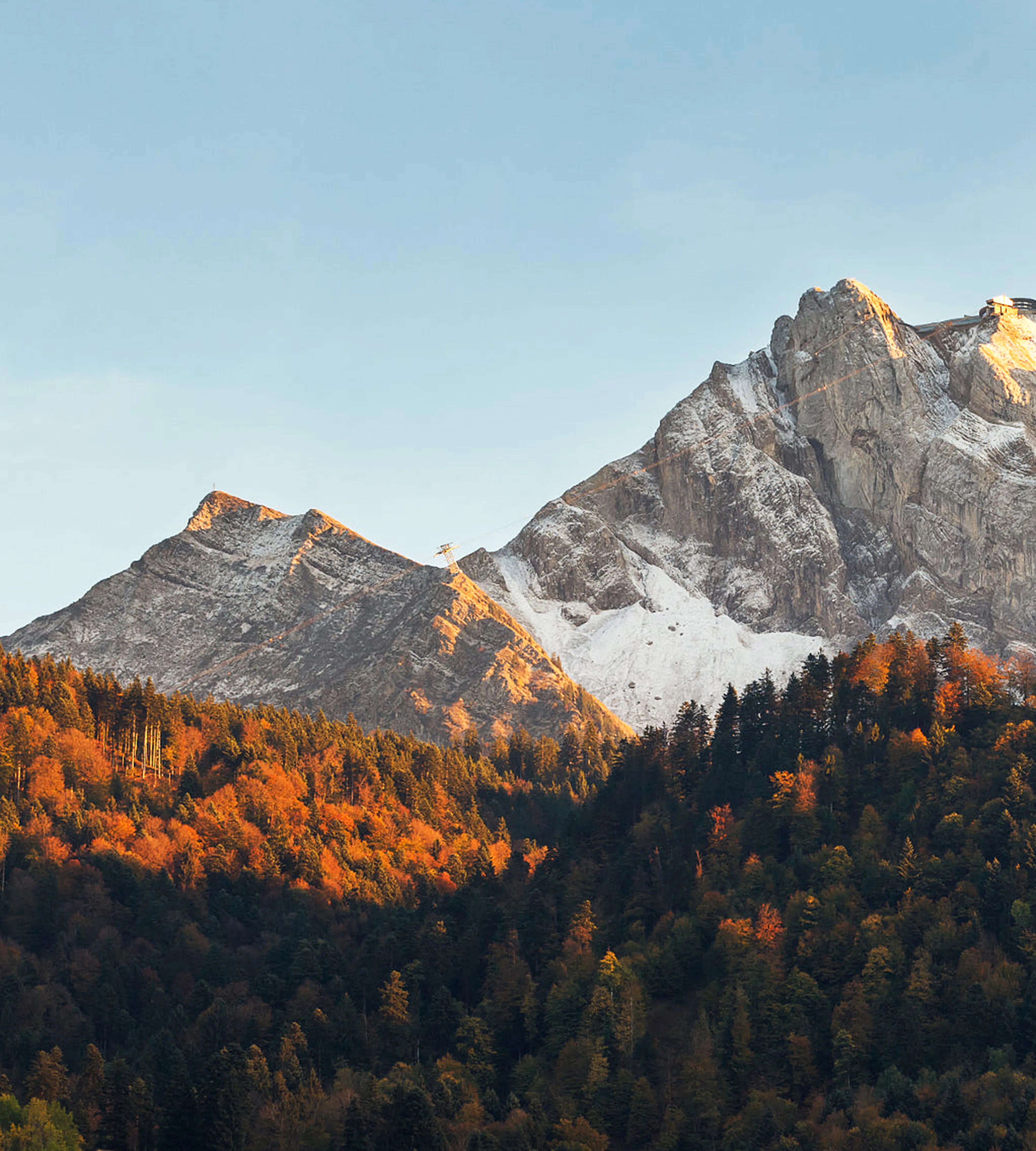 Abstract dramatic mountain